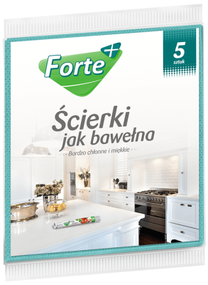 Forte+ ścierki jak bawełna 5 sztuk