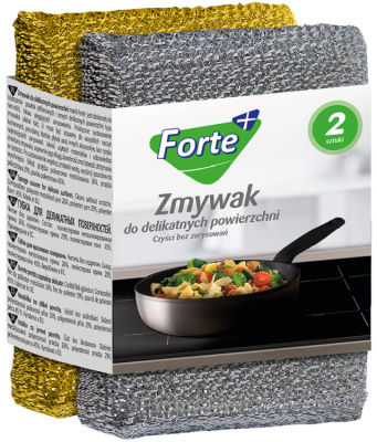 Forte+ zmywak do delikatnych powierzchni 2 sztuki