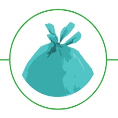 Forte+ Fresh zapachowe worki na śmieci zawiązywane 60l / 10 sztuk