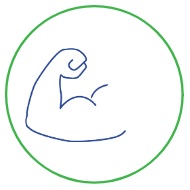 Forte+ Optima worki na śmieci LDPE niebieskie 120l / 25 sztuk