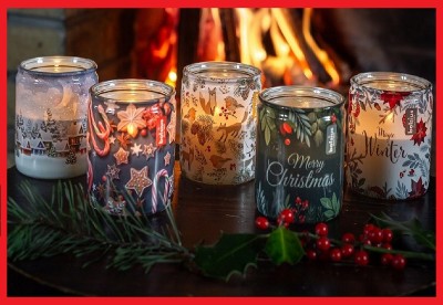 Bolsius True Glow świąteczna świeca zapachowa w szkle 82/68 - Wanilia