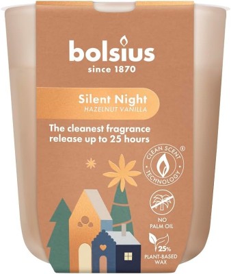 Bolsius Silent Night zapachowa świeca świąteczna w szkle 80/73