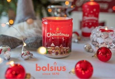 Bolsius Silent Night zapachowa świeca świąteczna w szkle 80/73