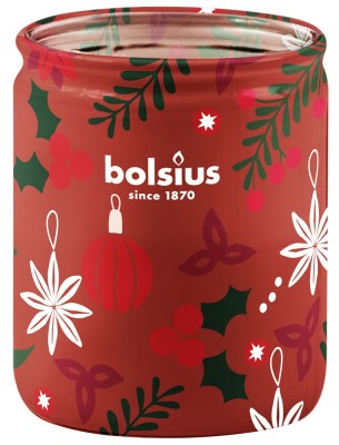 Bolsius Marry Moments świąteczna świeca zapachowa w szkle 82/68 - Cynamon Imbir Jabłko