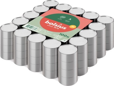 Bolsius podgrzewacze bezzapachowe białe 4 godzinne w stosie 100 sztuk