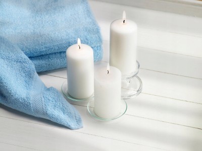 Bolsius Essentials Jasny Taupe świeca pieńkowa 200/68mm