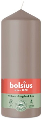 Bolsius Essentials Jasny Taupe świeca pieńkowa 150/58mm