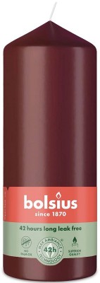 Bolsius Essentials Aksamitna Czerwień świeca pieńkowa 150/58mm