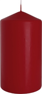 Bispol Aura sw80/150-036 Burgund świeca walec 8x15cm - 66 godzin