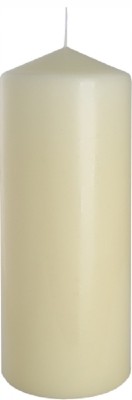 Bispol Aura sw80/200-011 Ecru świeca walec 8x20cm - 90 godzin