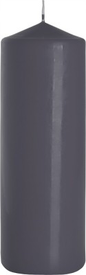 Bispol Aura sw80/250-070 Szara świeca walec 8x25cm - 160 godzin