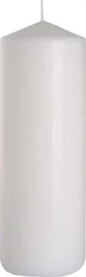 Bispol Aura sw80/250-090 Biała świeca walec 8x25cm - 160 godzin