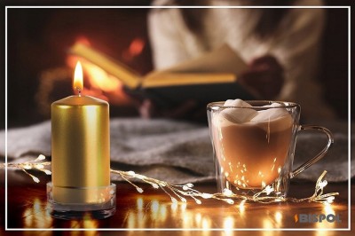 Bispol Aura sw50/4-213 Złoty Metalik świeca walec różne wielkości - 4 sztuki