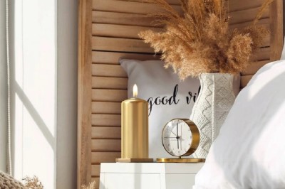 Bispol Aura sw40/60-213 Złoty Metalik świece wotywne - 4 sztuki