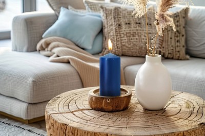 Bispol Aura sw40/60-271 Srebrny Metalik świece wotywne - 4 sztuki