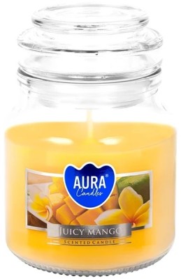 Bispol Aura snd71-475 Soczyste Mango świeca zapachowa w małym słoiku z wieczkiem 28H