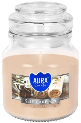 Bispol Aura snd71-363 Self Care Spa świeca zapachowa w małym słoiku z wieczkiem 28H