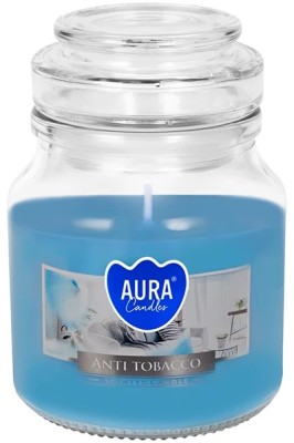 Bispol Aura snd71-69 Antytabak świeca zapachowa w małym słoiku z wieczkiem 28H