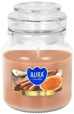 Bispol Aura snd71-65 Cynamon świeca zapachowa w małym słoiku z wieczkiem 28H