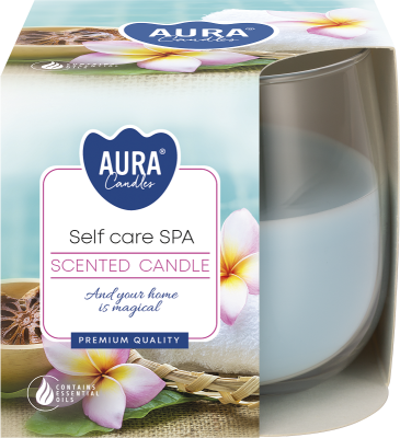 Bispol Aura sn71-363 SELF CARE SPA świeca zapachowa w szkle - 24h