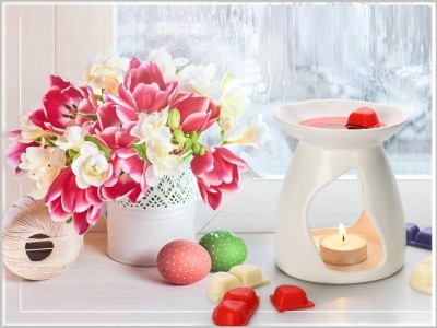 Bispol wz40-2-314 Aura MROŻONE JAGODY wosk zapachowy do kominka - 2 sztuki