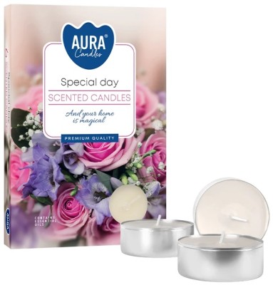 PODGRZEWACZE świeczki zapachowe Bispol p15-288 Aura WYJĄTKOWY DZIEŃ - 6 sztuk