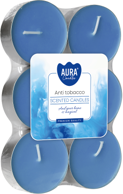 Podgrzewacze świeczki zapachowe MAXI p35-6-69 Aura - ANTYTABAK - 6 sztuk
