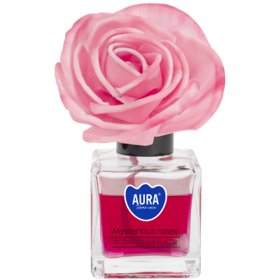 Bispol dz80k-254 Aura TAJEMNICZE RÓŻE dyfuzor zapachowy z kwiatem - 80ml