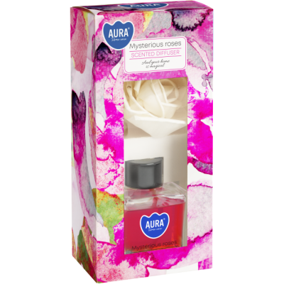 Bispol dz80k-254 Aura TAJEMNICZE RÓŻE dyfuzor zapachowy z kwiatem - 80ml