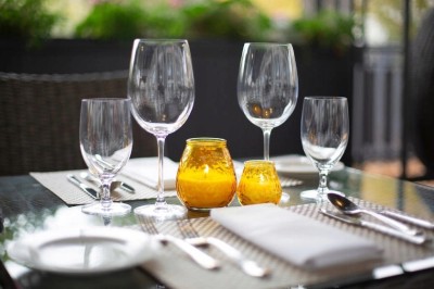 Bispol PARTY TIME duża świeca ogrodowa w szkle - mix kolorów - 6 sztuk