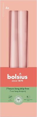 Bolsius MGLISTY RÓŻ świeca stołowa szpica 245/24 - 4 sztuki
