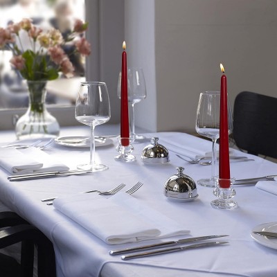 Bolsius AKSAMITNA CZERWIEŃ świeca stołowa szpica 245/24 - 8 sztuk