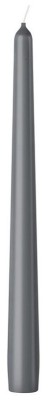 Bolsius BURZOWY SZARY świeca stołowa szpica 245/24 - 8 sztuk