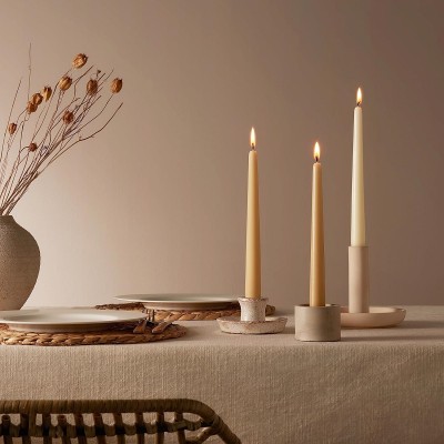 Bolsius SŁONECZNY ŻÓŁTY świeca stołowa szpica 245/24 - 4 sztuki