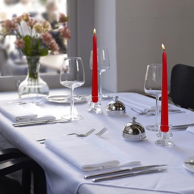 Bolsius DELIKATNA CZERWIEŃ świeca stołowa szpica 245/24 - 4 sztuki