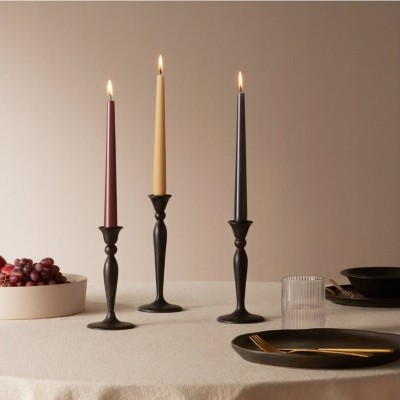 Bolsius OWSIANY BEŻ świeca stołowa szpica 245/24 - 4 sztuki