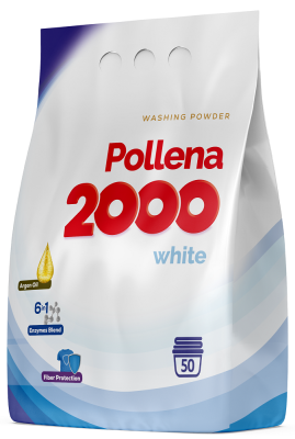 POLLENA 2000 WHITE proszek do prania białych tkanin - worek 2,75kg