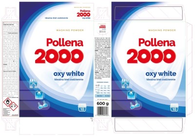 POLLENA 2000 OXI WHITE proszek do prania firan i bielizny - kartonik 600g