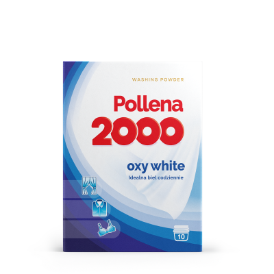 POLLENA 2000 OXI WHITE proszek do prania firan i bielizny - kartonik 600g
