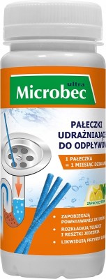 Bros Microbec pałeczki udrażniające do odpływów 12 sztuk