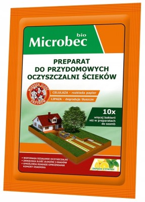 Bros Microbec Bio preparat do przydomowych oczyszczalni ścieków i szamb 35g x 18 sztuk