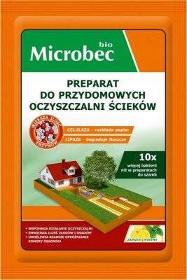Bros Microbec Bio preparat do przydomowych oczyszczalni ścieków i szamb 35g x 18 sztuk
