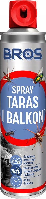 Bros spray na owady taras i balkon 350ml