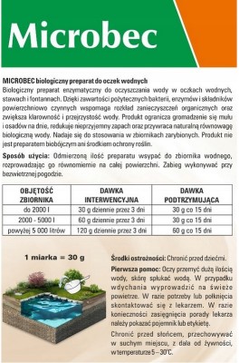 Bros Microbec biologiczny preparat do oczek wodnych 1kg