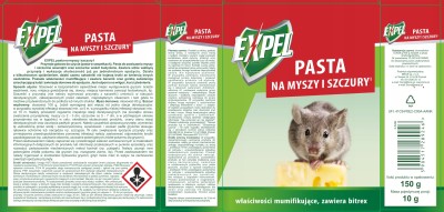 Expel pasta na myszy i szczury 150g