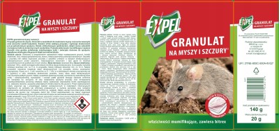 Expel granulat na myszy i szczury 140g