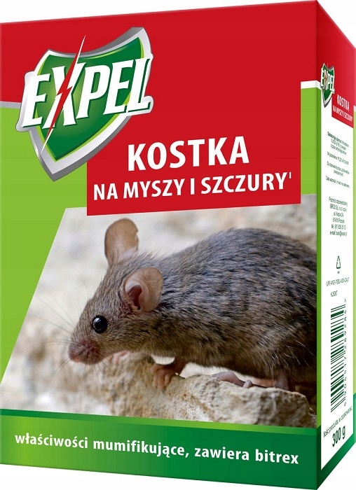 Expel kostka na myszy i szczury 300g