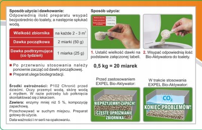 Expel Bio aktywator do szamb 500g