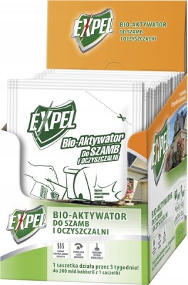 Expel Bio aktywator do szamb w saszetkach - 20 sztuk