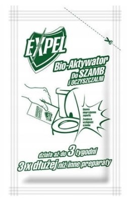 Expel Bio aktywator do szamb w saszetkach - 20 sztuk